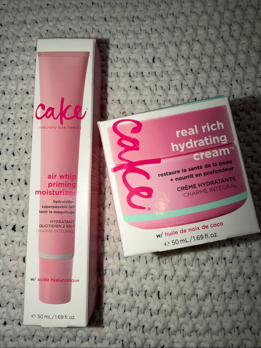 Cake Pink Hydrating Cream & Air Whip Priming Moisturizer